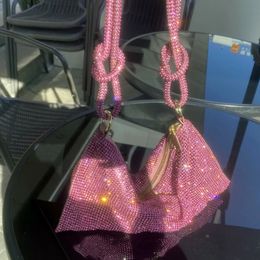 Avondtassen met handvat Strass Avondtasje Kristal Diner Feest Bruiloft Portemonnees en handtas luxe Designer shopper hobo schoudertas 231108