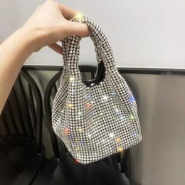 Sacs de soirée poignée sac fourre-tout sacs à main pour femmes brillant dîner fête mariage sac à main concepteur femme seau épaule 231017