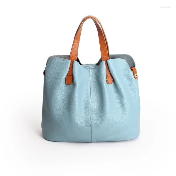 Sacs de soirée Haut de gamme Noir Rouge Gris Bleu Violet Top Grain Véritable Cuir Femmes Sac à main Cowhide Lady Épaule Messenger Sac Bourse M156