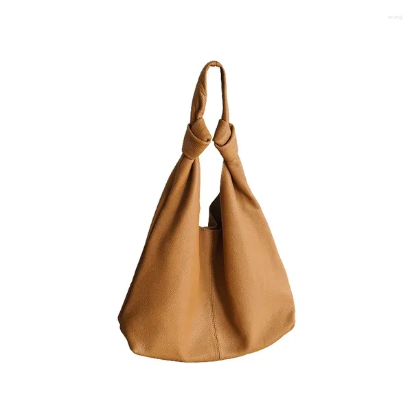 Sacs de soirée Highend grande capacité A4 café noir marron pleine fleur en cuir véritable Hobos femmes sac à bandoulière sac à main femme sac à main M9175