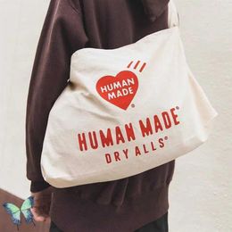 Sacs de soirée T-shirt fabriqué par l'homme Sac à main Toile Humanmade Sac à poignée supérieure Sac à provisions T220927294J