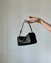 Sacs de soirée INS S style minimaliste pur cuir de vachette en cuir sac sous-bras mini sac à main carré porte-crayon