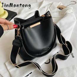 Sacs de soirée Jin Mantang seau épaule sac à bandoulière pour femmes marque de luxe petit cuir PU tendances sac à main et sacs à main sac de luxe 231026