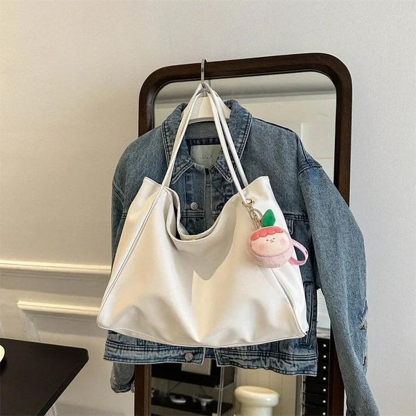 Bolsos de noche Bolso de hombro de cuero de PU coreano para mujeres 2023 Mujer de lujo Tote Moda Diseñador de marca Grandes bolsos femeninos Bolso de mujer