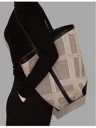 Avondtassen Dame Tote Big Bag Handtas met grote capaciteit Winkelen 2023 Dames dubbelzijdig canvas emmer OneShoulder 230908