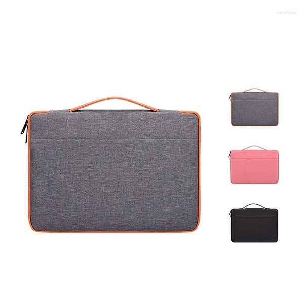 Bolsas de noche Bolsa para computadora portátil 13.3 15.6 14 pulgadas Funda impermeable para portátil para Macbook M1 Air Pro 13 15 Bolso de hombro para computadora Maletín