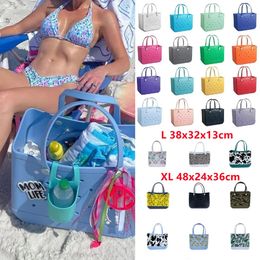 Avondtassen Grote Boggs Strandtas Zomer EVA Mand Vrouwen Picknick Tote Gaten Waterdichte Handtas Pouch Winkelen Schouder 231018