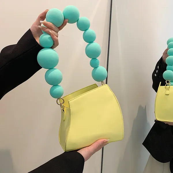 Sacs de soirée en cuir épaule pour femmes 2024 mode luxe sacs à main de créateur fête douce été textures inhabituelles