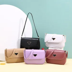 Bolsos de noche de ocio y bolso de hombro de la axila de moda bolsos de cuero de lujo de diseño cardía de teléfono de color sólido