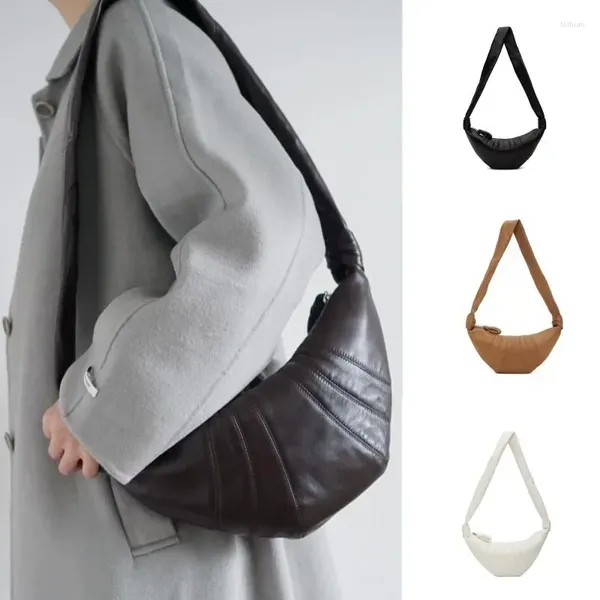 Bolsas de noche Lema Cuero genuino Diseñador de moda Sling Bag Ladies Hombro Messenger Monederos Crossbody Mujeres