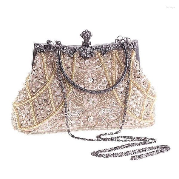 Sacs de soirée Luxury Per perle Bag Fashion Design Pearl Ladies Clutch Wedding Party Bridal Bridal Bounder Hands