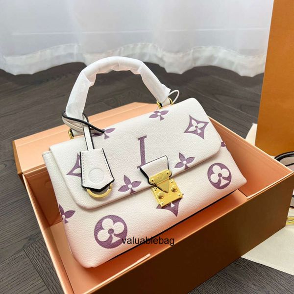 Bolsos de noche Bolsos de diseñador de lujo Bolso bandolera con letras Bolso estampado Choque Color Estéreo Bolso de mano en relieve Hombros Moda Mujer Casual Formal Tiendas duales