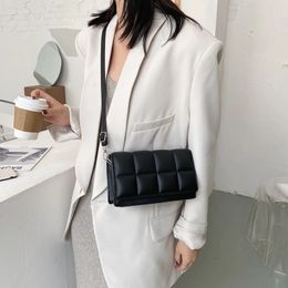 Avondtassen Luxe designer handtas ZA gewatteerde tas Vrouwelijke kleine geruite schoudertas Avondtassen Crossbodytassen sac de luxe femme 231121