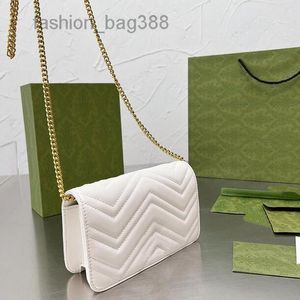 Avondtassen Luxe Designer Nieuwe Stijl Marmont Schoudertassen Vrouwen Gouden Ketting Cross Body Bag Leer Sacoche Handtassen Portemonnee Vrouwelijke Messenger Tote Bag