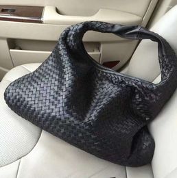 Sacs de soirée Sac de tramp en cuir de luxe tissé à la main décontracté sac à main pour femme grande capacité épissage fermeture à glissière épaule