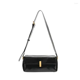 Bolsas de noche MABULA Classic Black Girls Bolso de un solo hombro Diseñador de la marca Cartera de cuero vegano Monedero de crossbody simple e informal al aire libre