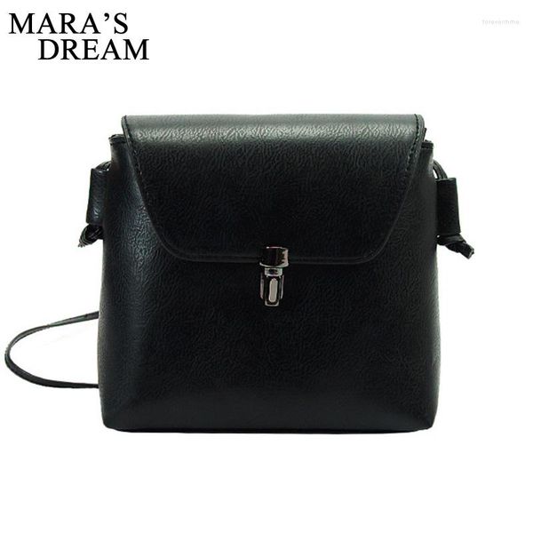 Bolsos de noche Mara's Dream Women Messenger Satchel Bag Small Flap Mini PU Leather Shoulder Bolso de dama Crossbody Cross Body Travel