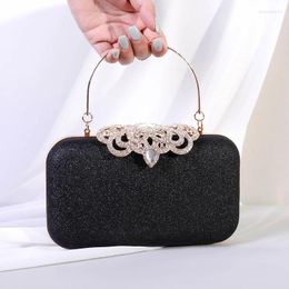 Sacs de soirée Fashion Fashion Fonds paillettes Clutch Femme's Bling Day Clakings Gold Wedding Purse Femme Handsbag MN2024