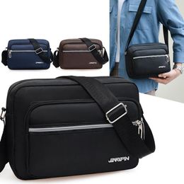 Avondtassen herentrend schouder mode vrije tijd grote capaciteit messenger multilayer single backpack zakelijke handtas