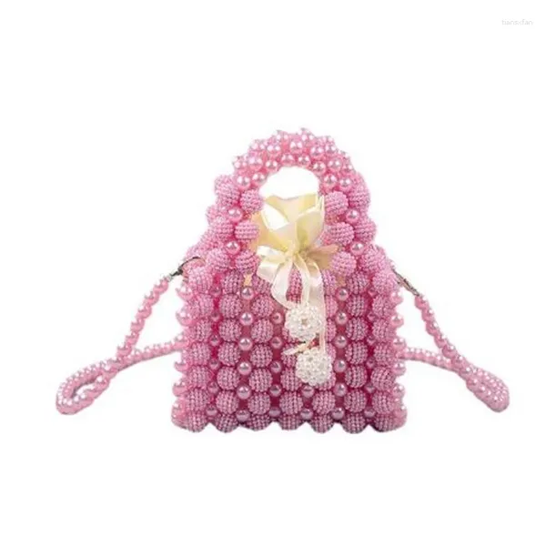 Sacs de soirée Mini Perle légère Bayberry Sac à main Français Rétro Sac à bandoulière perlé à la main pour femme