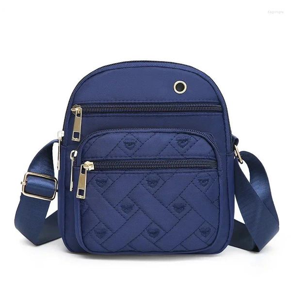 Sacs de soirée Sac de téléphone portable Femmes Épaule Petit sac à main Oxford Étanche Bandoulière Mini Messenger pour dames Mère Bourse