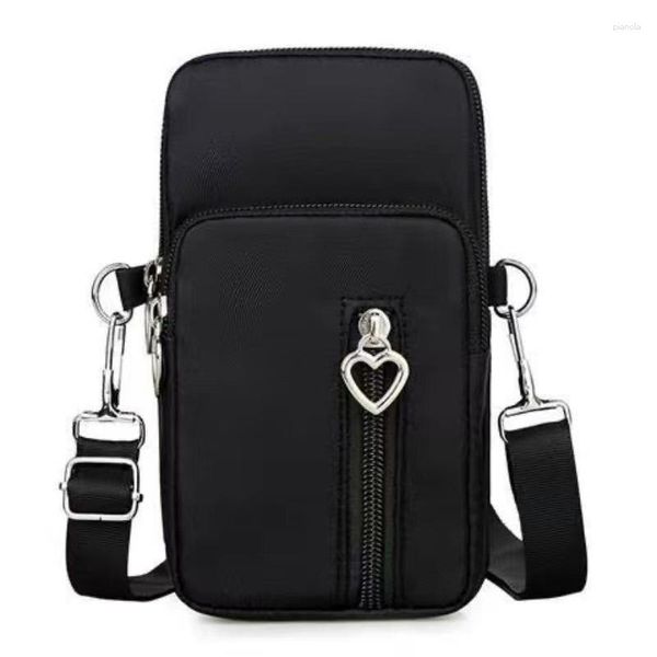 Bolsas de noche Teléfono móvil Mujer de tres capas Mini Hombro Messenger Cambio de muñeca Organizador de llaves Bolsa de brazo Especial de negocios