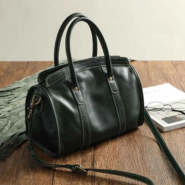 Bolsos de noche MS MS de alta calidad Satchel Luxury Tanned Tanned Tanned Handmade Handmbag Land Bag Lady Messenger 2024