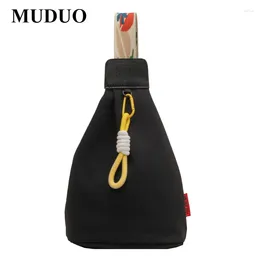 Sacs de soirée Muduo Black Femmes Packs Casual grande capacité Sac à bandoulière de haute qualité épaule Tissu Femelle Tote de voyage