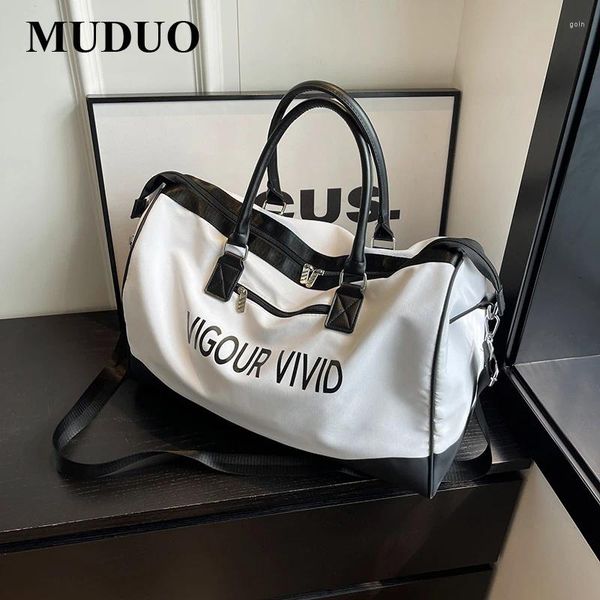 Bolsas de noche MUDUO Hombro para mujeres 2024 Estudiante Canvas Messenger Bag Jeans Eco Korean Sling Daily Shopper Tote Bolso