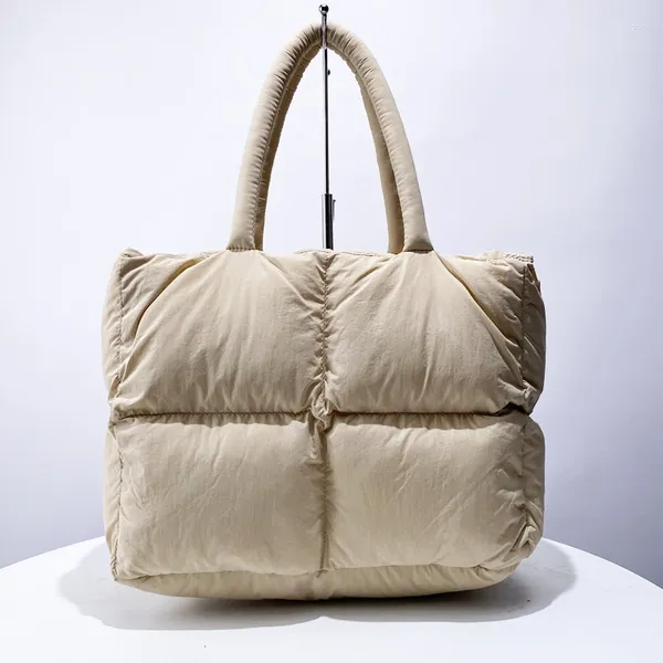 Sacs de soirée Nylon Farce Coton Puffer Pour Femmes De Luxe Designer Sac À Main Bourse 2024 Casual Grande Capacité Doux Aisselles Épaule