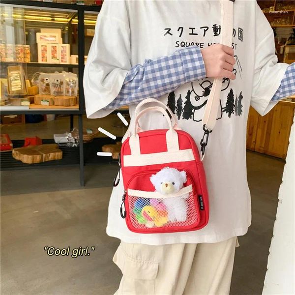 Sacs de soirée Original Uoct.Tel Sac mignon FEMME 2024 TRENDY GIRLE Soft Student Phone Mobile Phone Messenger Canvas