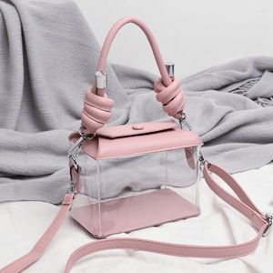 Avondtassen pvc jelly luxe dames ontwerpen handtassen crossbody portefeuilles tas 2022 hoogwaardige meisjes vrouwelijke shopper mode transparante doos