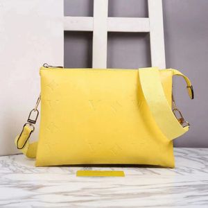 Avondtassen kwaliteit luxe ontwerper echte lederen coussin dames mannen tote crossbody reliëf fashion messenger wallet camera cases kaartzakken