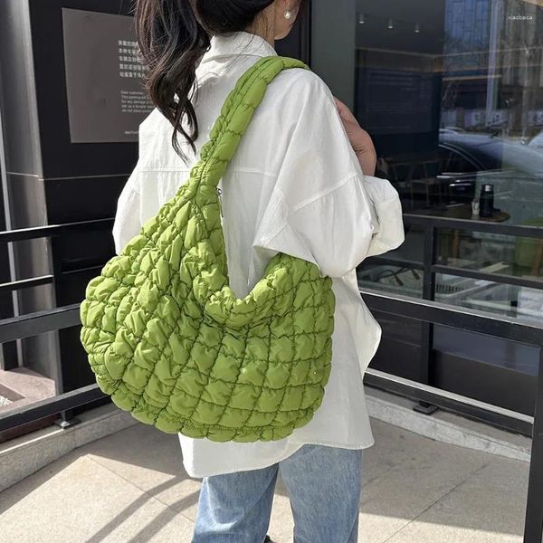 Sacs de soirée matelassés sac fourre-tout gonflé sac à bandoulière rembourré pour femmes bulles plissées nuage épaule grands sacs à main froncés