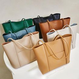 Evening Bags Senior Sense Of Cowhide Large 2023 Fashion Tote Bag Female Capacity Handbag Shoulder Leather Women's