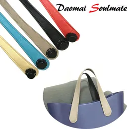 Sacs de soirée Taille courte 47cm 1 paire de poignées en cuir synthétique plat coloré pour sac à main à bandoulière pour femme Obag Manici Silicon