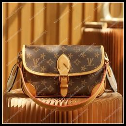 Avondtassen schoudertassen diane schoudermonogrammen tassen ontwerper luxe handtassen etterbloembloemen dame flap portemonnee vrouwen messenger tas