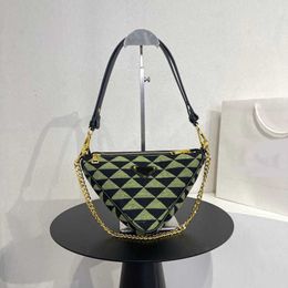 Sacs de soirée Sacs à bandoulière Deux en un Triangle Chaînes Femmes Sac à main Épaule En Cuir De Luxe Designer Marque Bandoulière Femme Fanny Pack 221207