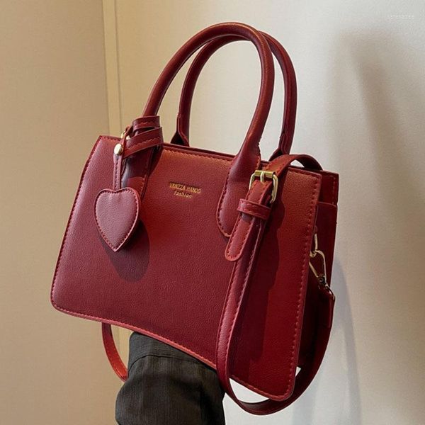 Bolsos de noche, bolso de dama de honor sencillo a la moda para mujer, gran capacidad, hombro rojo, 2023, bandolera para axilas, bolso de mano para novia