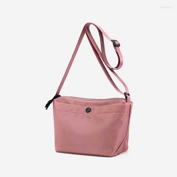 Sacs de soirée Petit sac à bandoulière pour femmes Portefeuille en nylon Sacs à main Épaule avec poche à fermeture à glissière Téléphone étanche Hobos Messenger Pochette