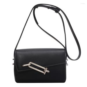 Avondtassen massief kleur geïnspireerde ontwerper SACS een hoofd chique pour femme pu lederen dames handtassen crossbody schouderbeurt