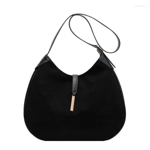 Sacs de soirée en daim Luxury Design Women Bag 2024 Fashion Handbag Mandle Coss Crossbody Poldal Polydolet Femme Pu Soft Pu épaule