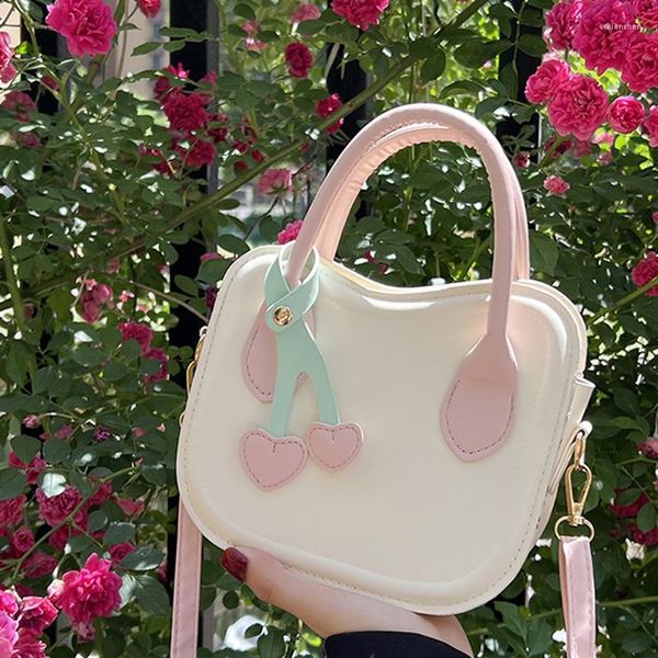 Borse da sera Summer Niche Women Bag Fresh Cartoon Girl Spalla in rilievo Biscotto alla moda e versatile