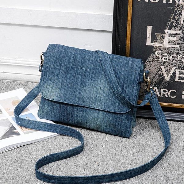 Sacs de soirée Épaule d'été pour femmes Designer Sac à main Sacs à main 2024 Style décontracté Denim Matériel Business Square Sling Bag