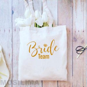 Sacs de soirée Team Bride Wedding Party Decoration Bag Cadeaux de demoiselle d'honneur Bachelorette Beg 35 40CM 982L