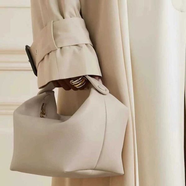 Sacs de soirée The row sac à lunch en cuir de vachette les Bains Tote style extrêmement simple Sac pour femme de haute qualité