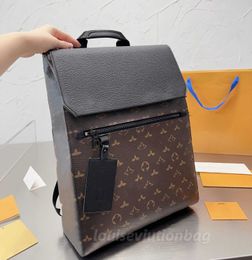 Avondtassen Topkwaliteit nieuwe stijl Luxe design Heren dubbele schouderrugzak merk dameslaptoptas Grote studentenboekentas lederen outdoor reistassen