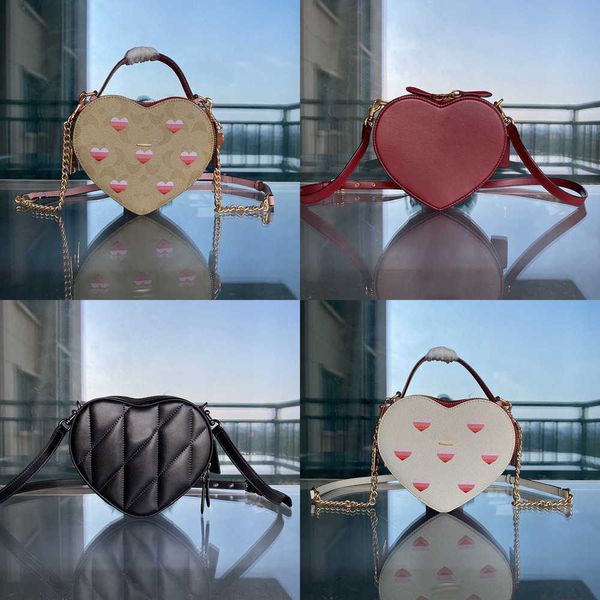 Sacs de soirée Totes Coa Classic Heart Pouch 5 styles Womens Designer chain bags cardholder Crossbody Tote Luxurys Handbag Purse with box 221110