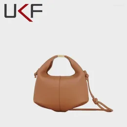 Sacs de soirée UKF 2024 Fashion Bento Sac Femmes High Quality Cuir Spillis Messenger Luxury Designer Handsbags Crossbody