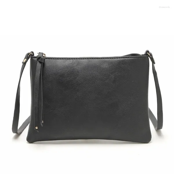 Bolsas de noche Vintage Slim Thin Women Messenger Bag Sobre Crossbody para damas Bolso de hombro Monederos Mano